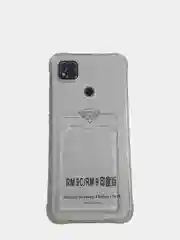 Зеленый чехол-накладка для телефона с кардхолдером Xiaomi Redmi 10 / Note 9 / 9c / 9a / 9S / 9PRO