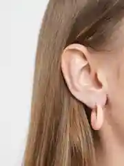 Коралловый меланж серьги яркие