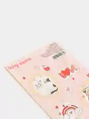 Кораллово-розовый наклейки для ежедневника