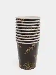 Угольный набор бумажных стаканов  / стакан бумажный / бумажная посуда