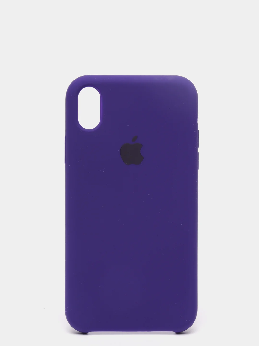 Фиолетовый чехол не пачкающийся с бархатом внутри iPhone XR