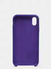 Фиолетовый чехол не пачкающийся с бархатом внутри iPhone XR