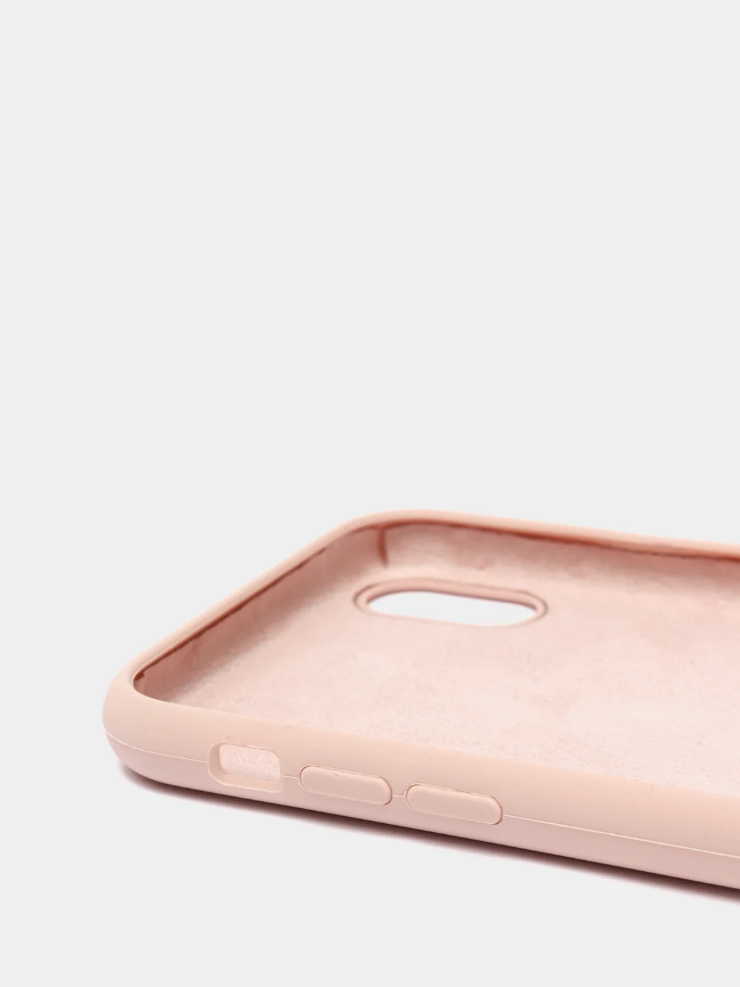Кремовый чехол не пачкающийся с бархатом внутри iPhone XR