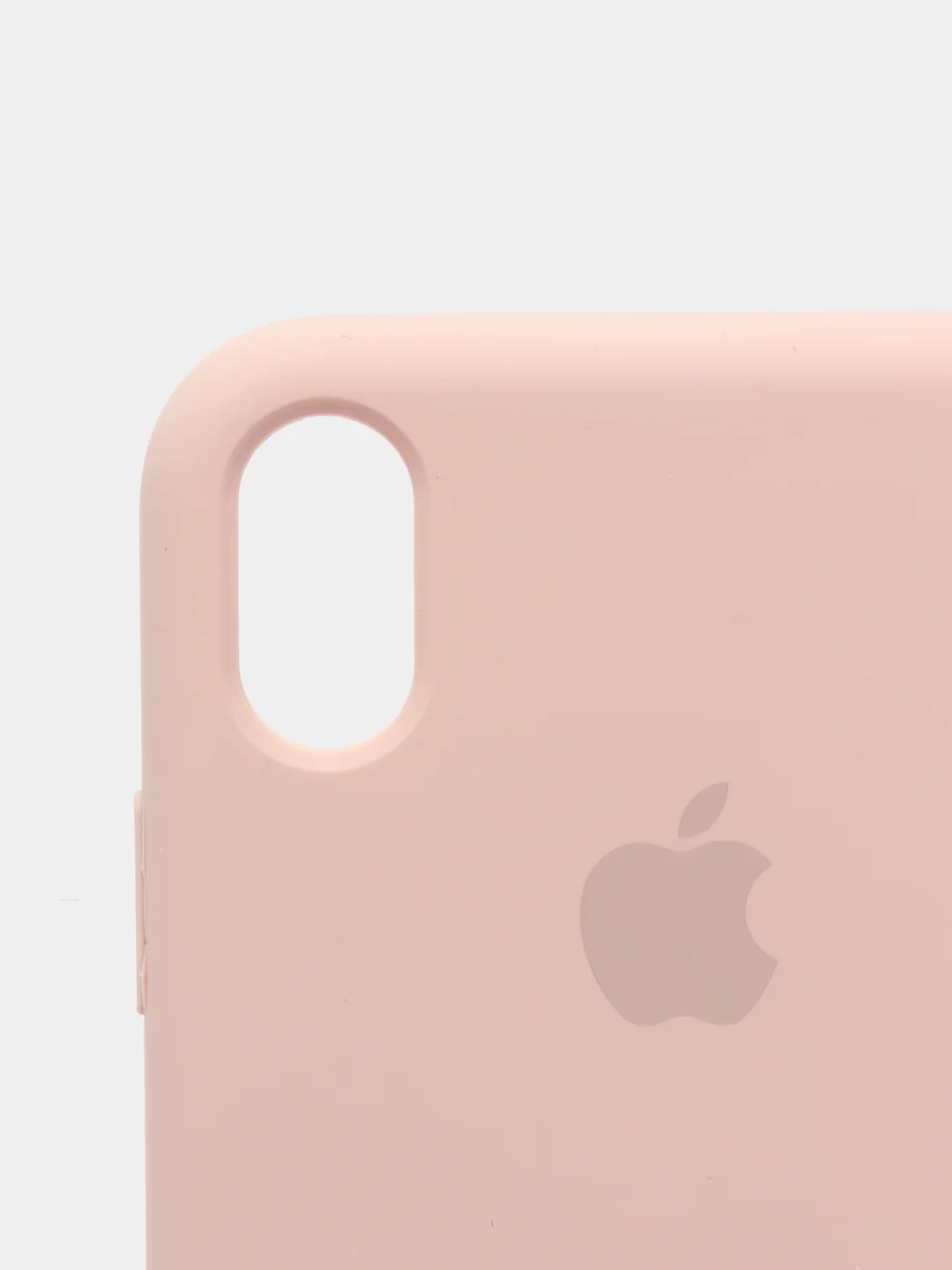 Кремовый чехол не пачкающийся с бархатом внутри iPhone XR