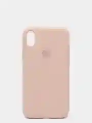 Кремовый чехол не пачкающийся с бархатом внутри iPhone XR