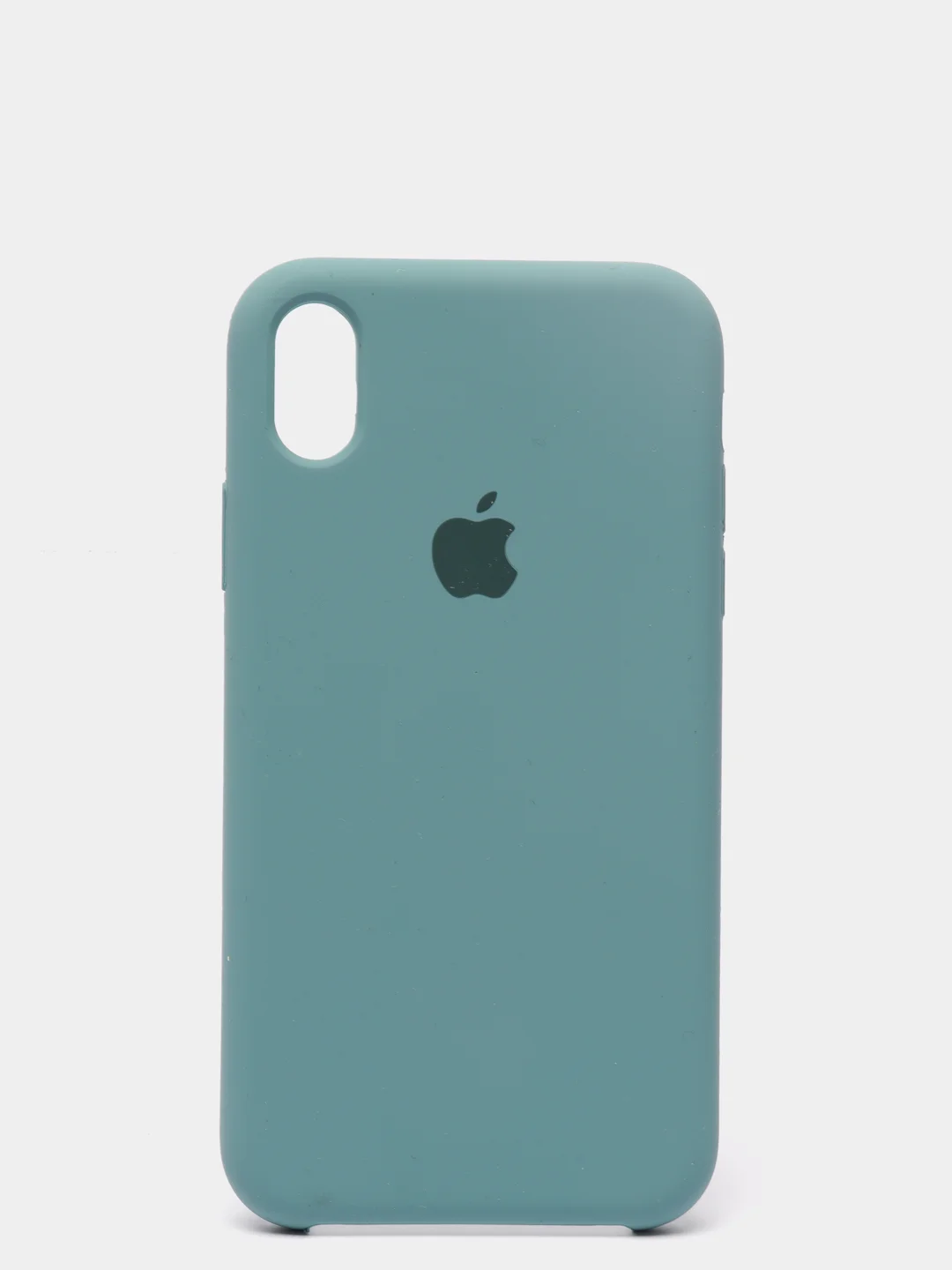Тёмно-бирюзовый чехол не пачкающийся с бархатом внутри iPhone XR