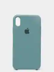 Тёмно-бирюзовый чехол не пачкающийся с бархатом внутри iPhone XR