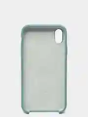 Тёмно-бирюзовый чехол не пачкающийся с бархатом внутри iPhone XR