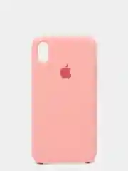 Розовый чехол не пачкающийся с бархатом внутри iPhone XR