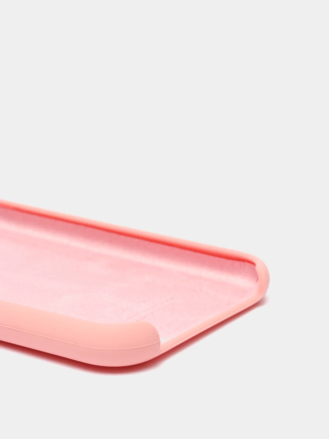 Розовый чехол не пачкающийся с бархатом внутри iPhone XR