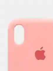 Розовый чехол не пачкающийся с бархатом внутри iPhone XR