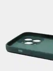 Зеленый чехол с вырезами для защиты камеры и бархатом внутри IPHONE 13 PRO MAX