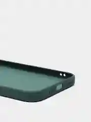 Зеленый чехол с вырезами для защиты камеры и бархатом внутри IPHONE 13 PRO MAX