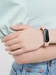 Розовый фитнес браслет Smart Band M6 разные цвета