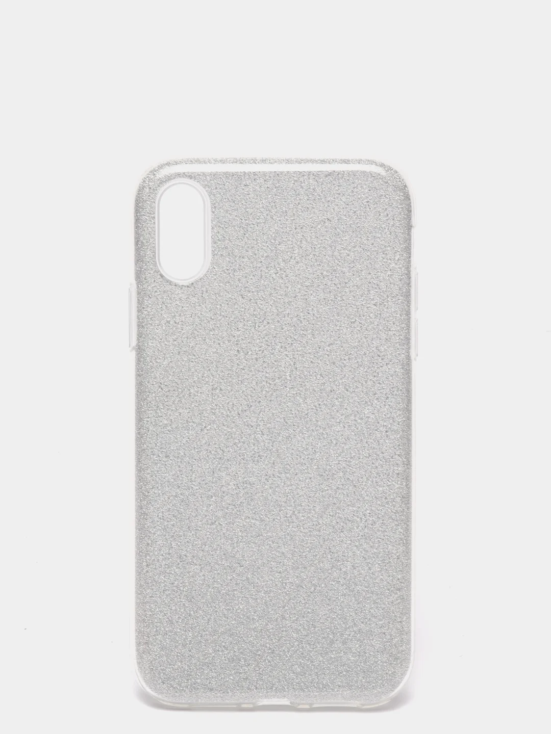 Серебряный чехол блестящий для iPhone XR