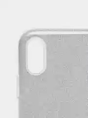 Серебряный чехол блестящий для iPhone XR