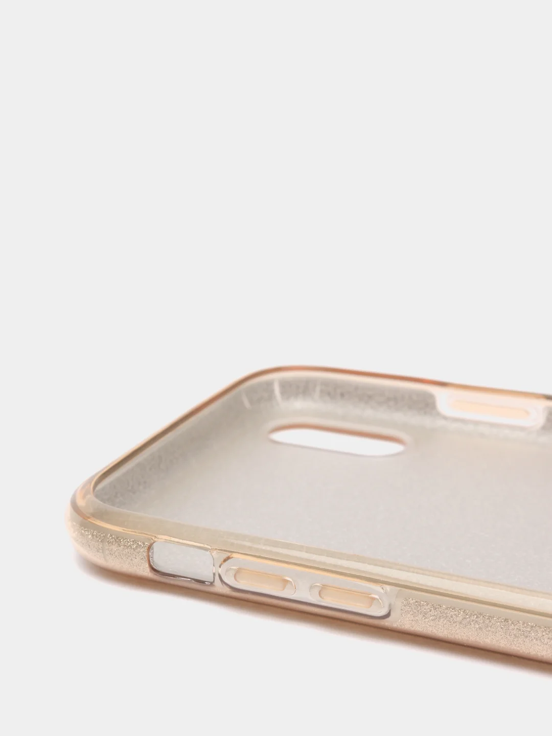 Золотой чехол блестящий для iPhone XR