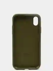 Зеленый чехол не пачкающийся с бархатом внутри iPhone XR