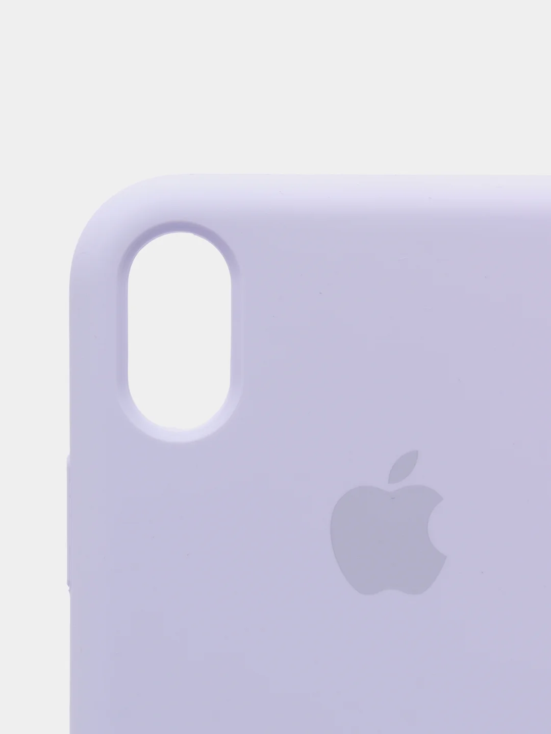 Сиреневый чехол не пачкающийся с бархатом внутри iPhone XR