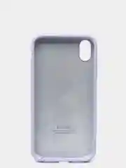 Сиреневый чехол не пачкающийся с бархатом внутри iPhone XR