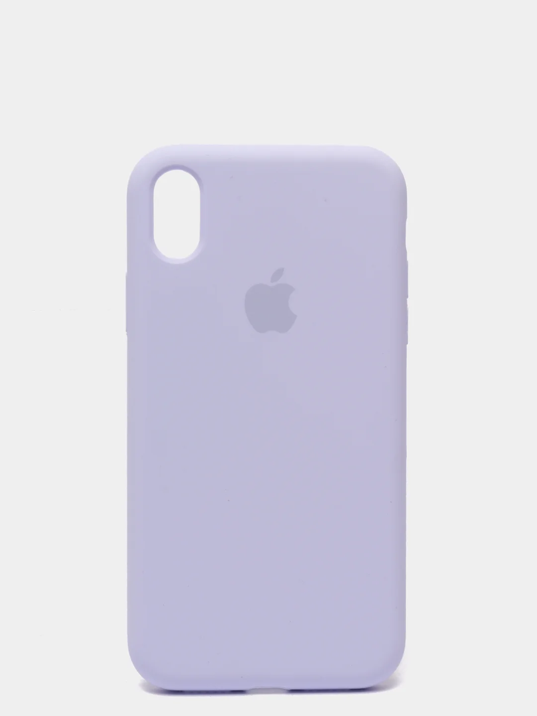 Сиреневый чехол не пачкающийся с бархатом внутри iPhone XR