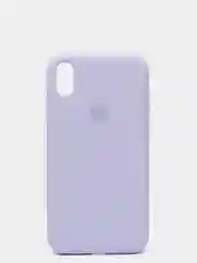 Сиреневый чехол не пачкающийся с бархатом внутри iPhone XR