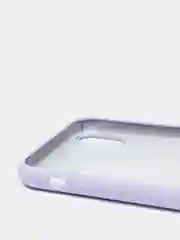 Сиреневый чехол не пачкающийся с бархатом внутри iPhone XR