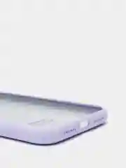 Сиреневый чехол не пачкающийся с бархатом внутри iPhone XR