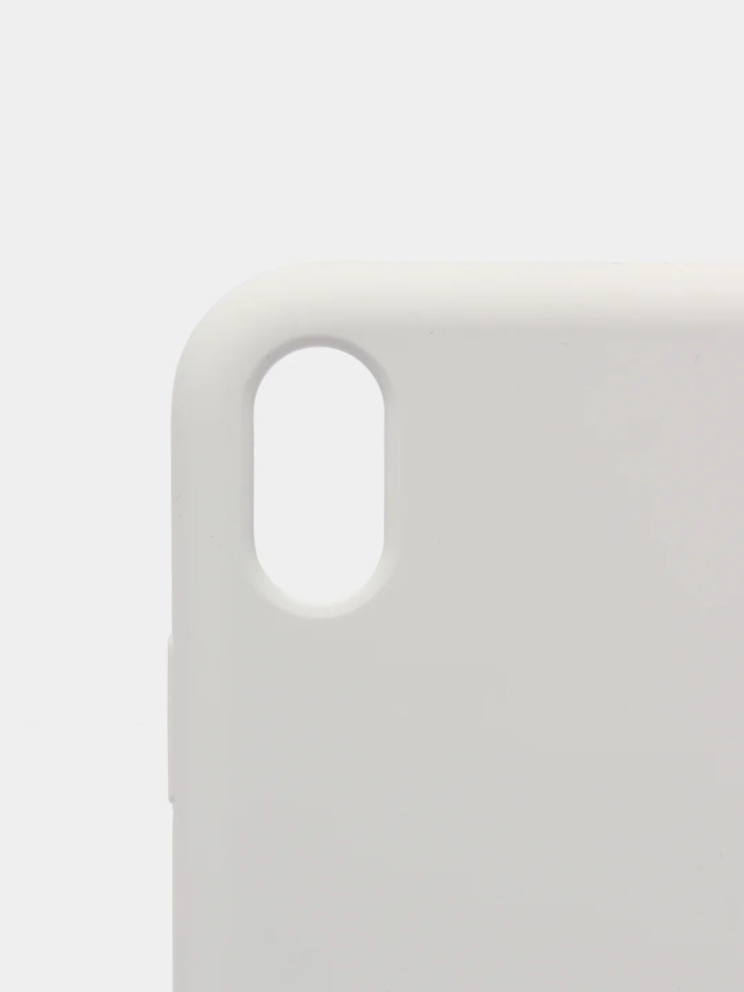 Белый чехол не пачкающийся с бархатом внутри iPhone XR