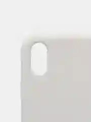 Белый чехол не пачкающийся с бархатом внутри iPhone XR
