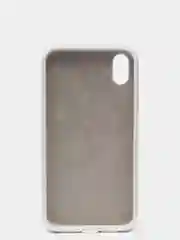 Белый чехол не пачкающийся с бархатом внутри iPhone XR