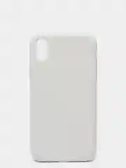 Белый чехол не пачкающийся с бархатом внутри iPhone XR