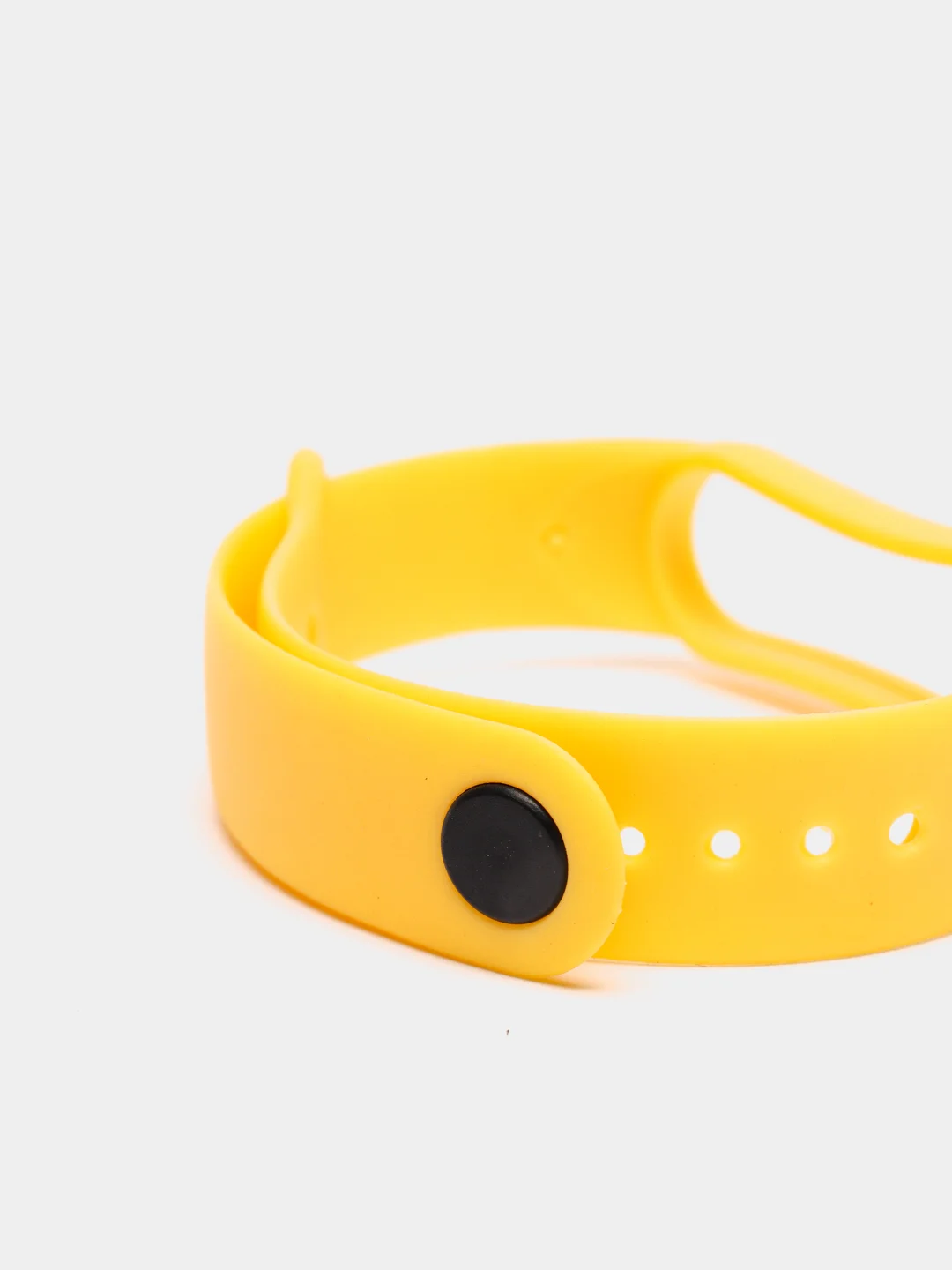 Желтый ремешок для фитнес браслета Xiaomi Mi Band 5/6