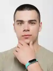 Бирюзовый фитнес браслет Smart Band M6 разные цвета