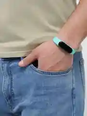 Бирюзовый фитнес браслет Smart Band M6 разные цвета