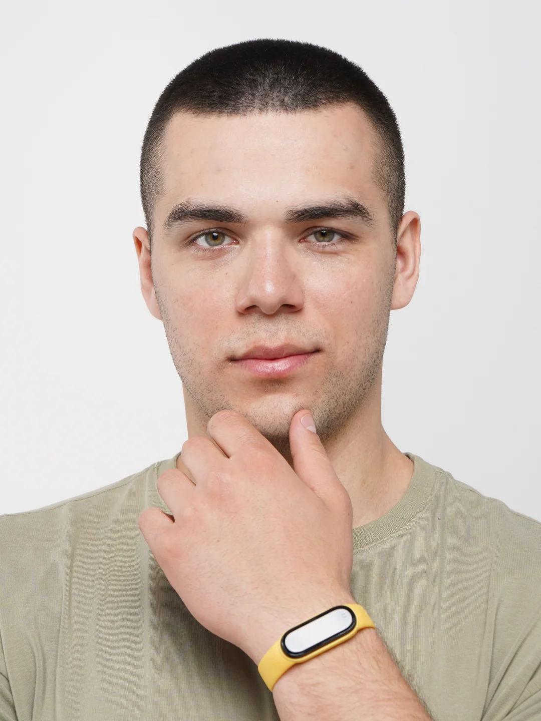 Желтый фитнес браслет Smart Band M6 разные цвета