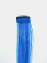 Лазурный волосы накладные на заколке, цветные, омбре, пряди