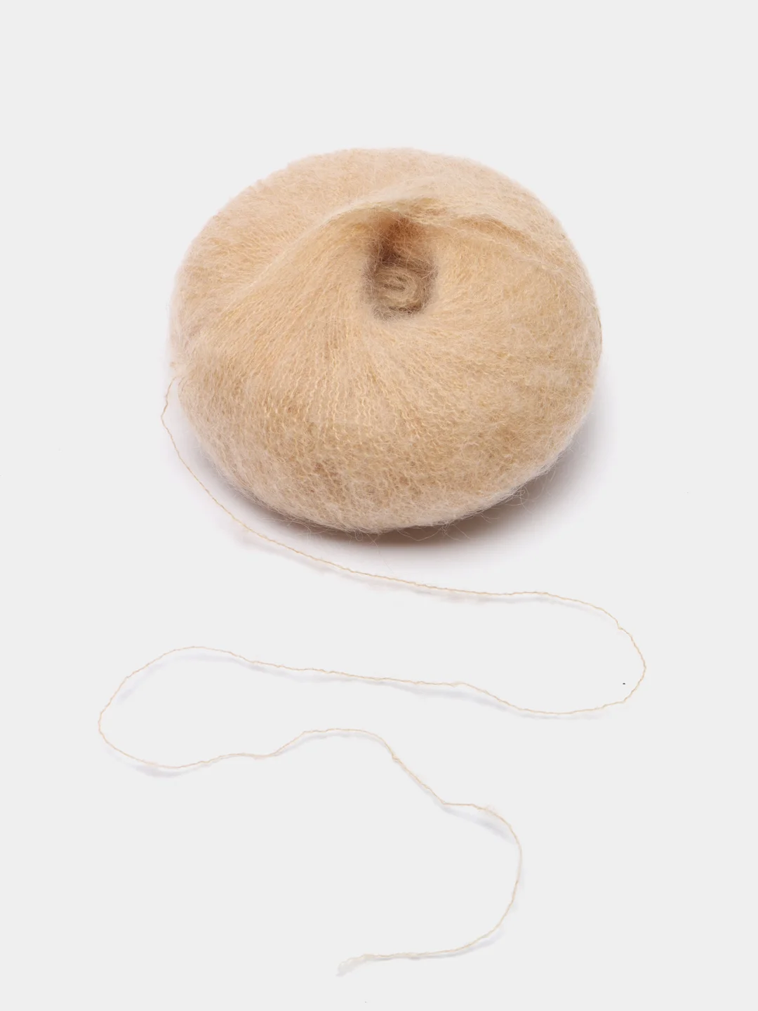 Карамельный пряжа Gazzal Super Kid Mohair, 25 г/235 м