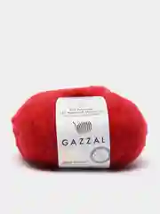 Красный пряжа Gazzal Super Kid Mohair, 25 г/235 м