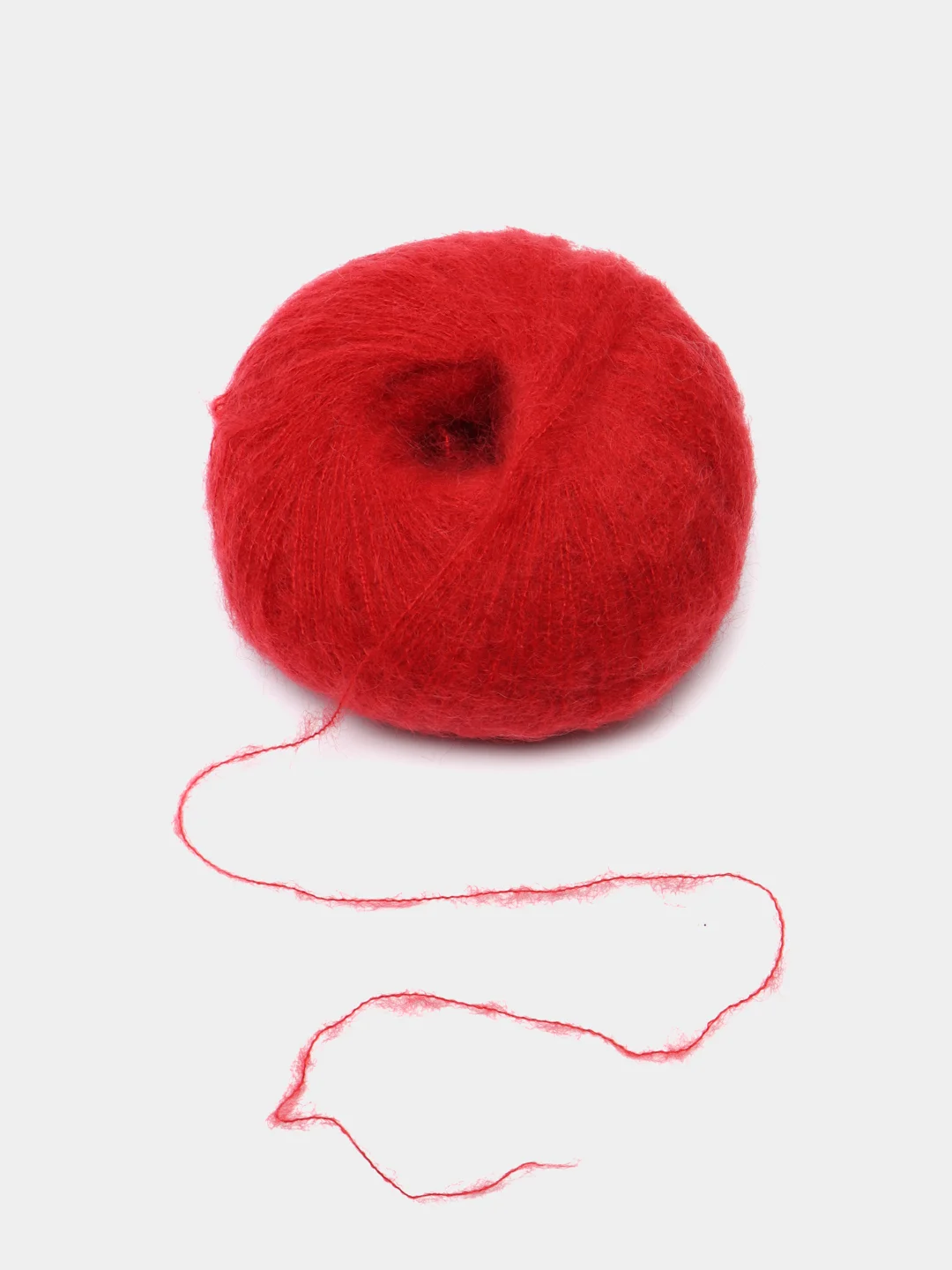 Красный пряжа Gazzal Super Kid Mohair, 25 г/235 м