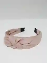 Пудровый ободок с узлом