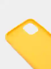 Золотой чехол для iPhone (Айфон) 11 силиконовый, синий