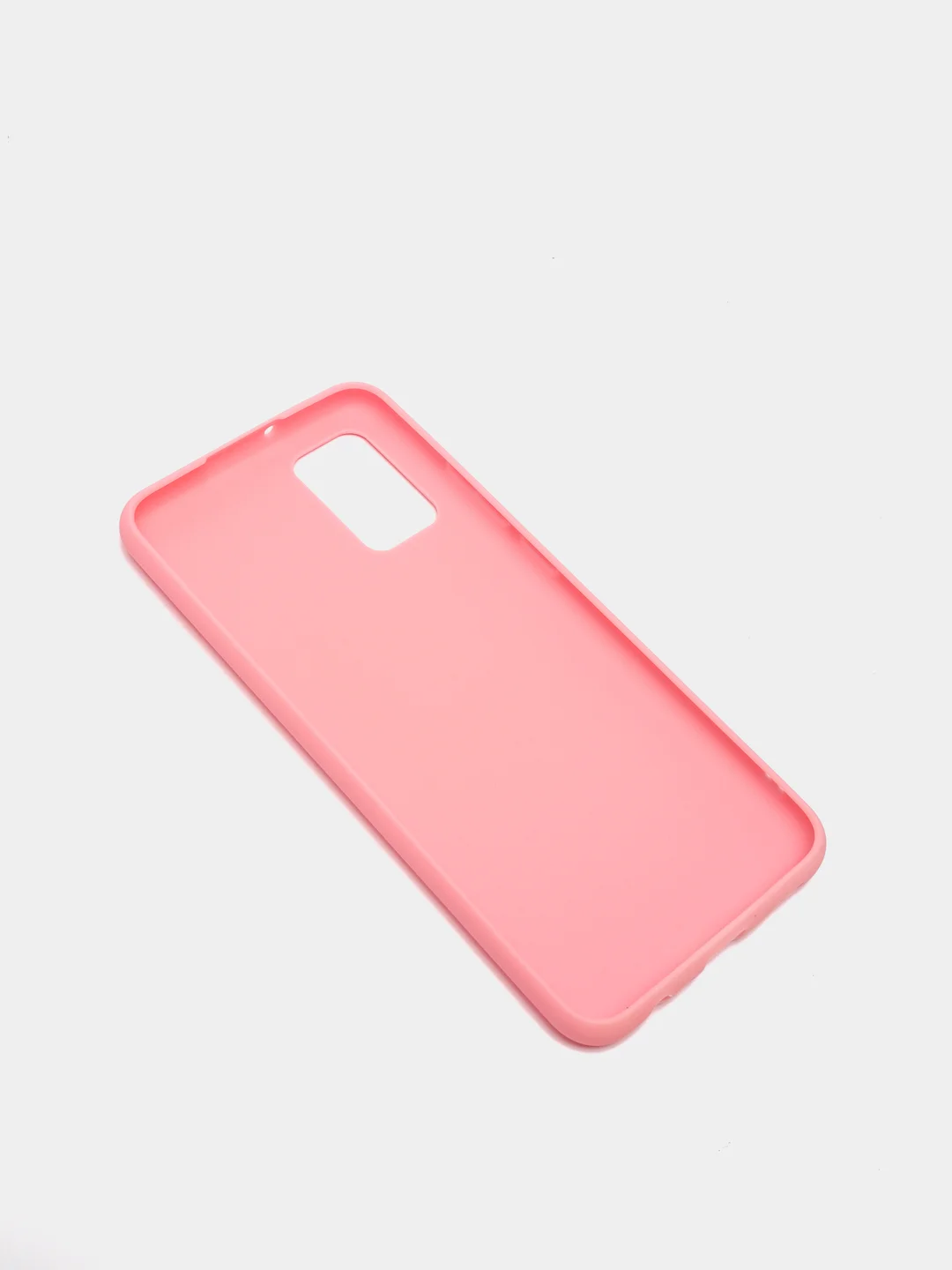 Розовый чехол Samsung Galaxy A02s силиконовый