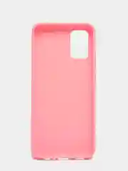 Розовый чехол Samsung Galaxy A02s силиконовый