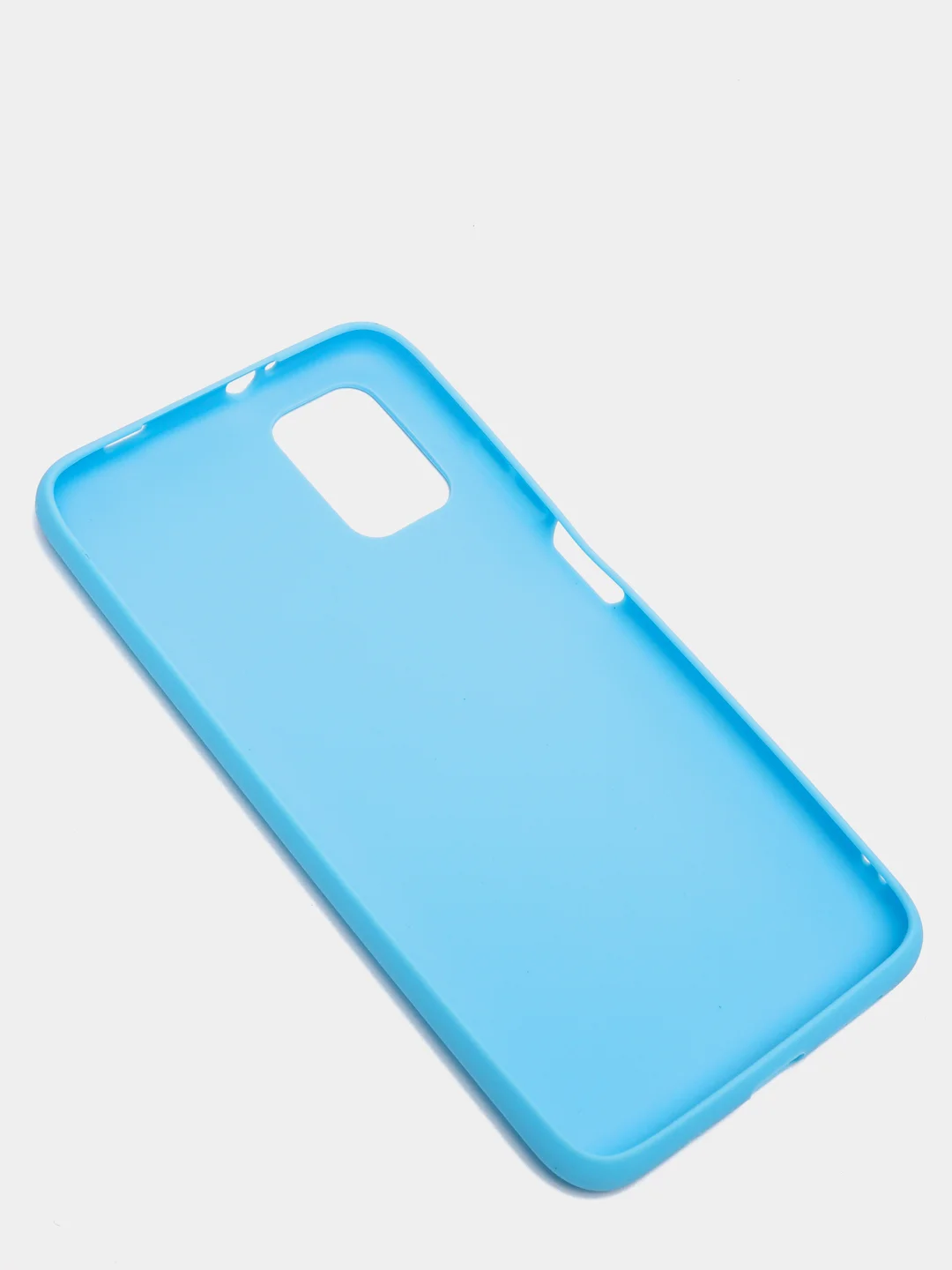 Голубой чехол для Xiaomi Redmi POCO M3 / Redmi 9T силиконовый, матовый, цветной