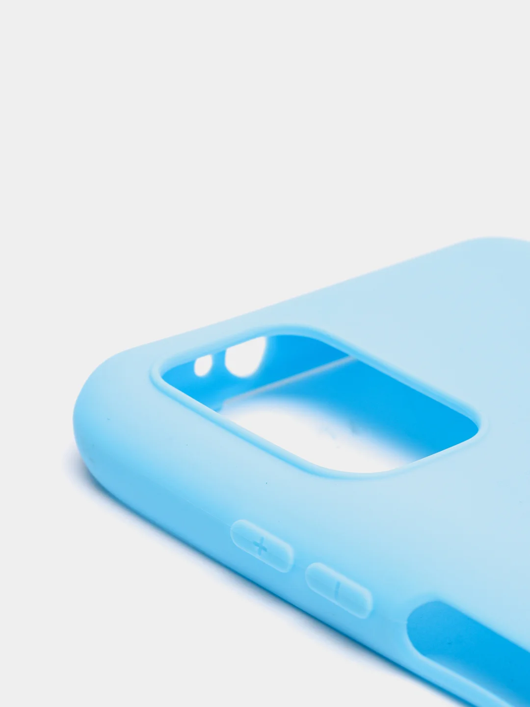 Голубой чехол для Xiaomi Redmi POCO M3 / Redmi 9T силиконовый, матовый, цветной