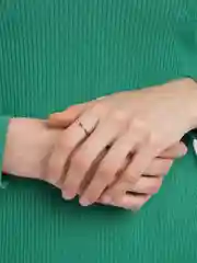 Коричневый кольца женские, набор 4 штуки