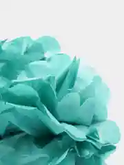 Бирюзовый помпоны из бумаги тишью для декора