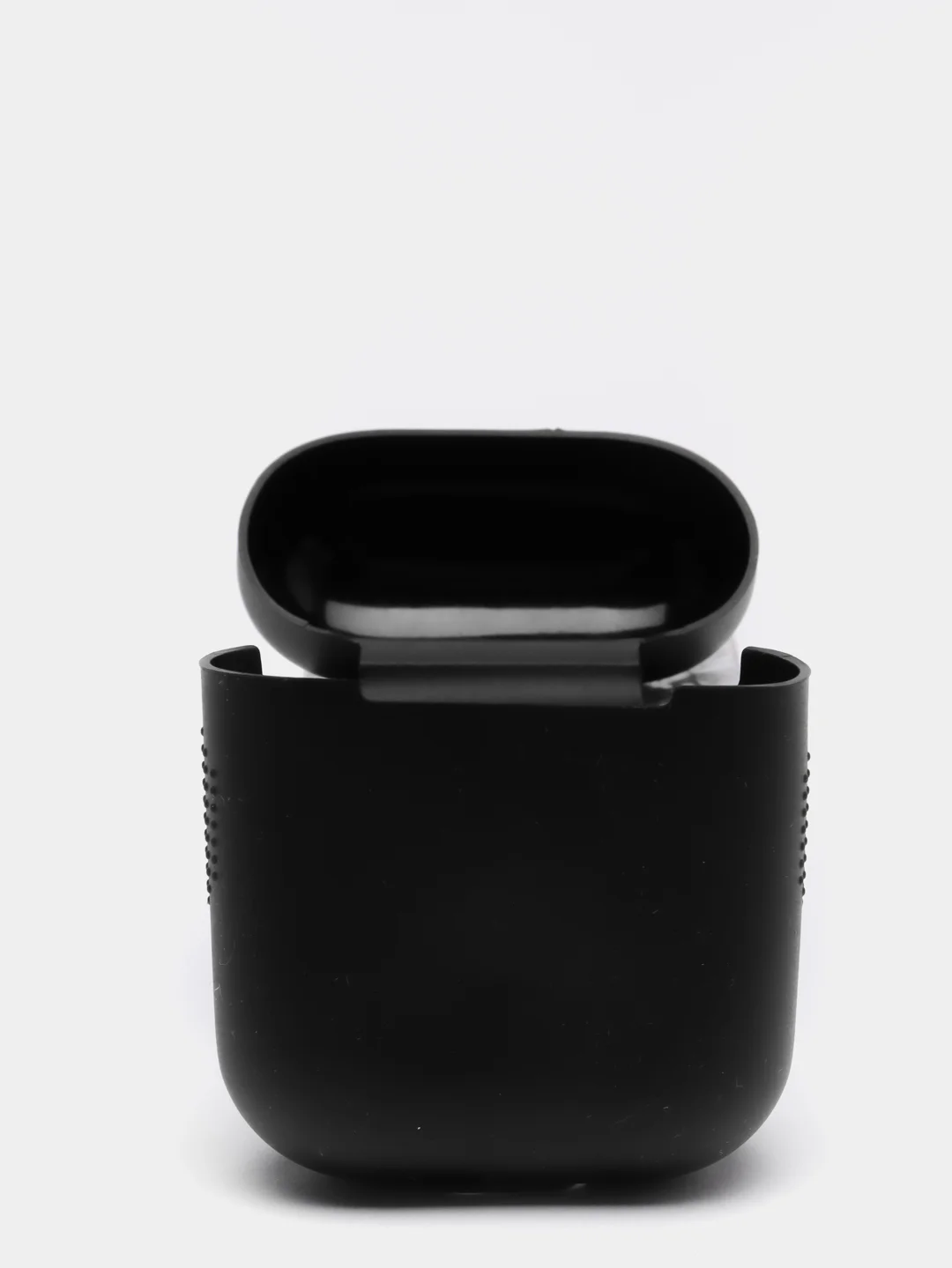 Черный силиконовый чехол для наушников Apple Airpods 1,2