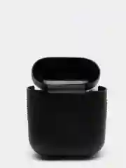 Черный силиконовый чехол для наушников Apple Airpods 1,2